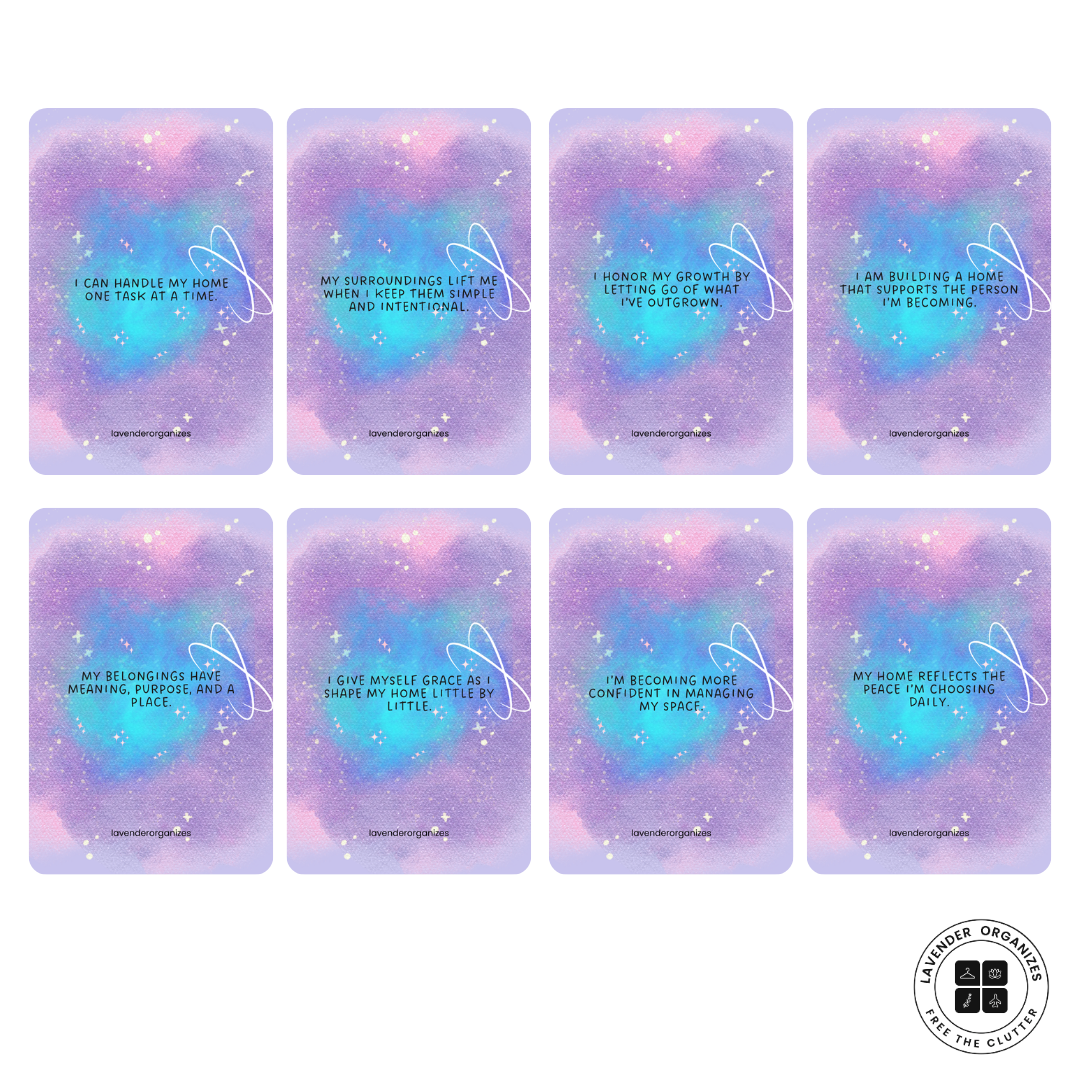 Affirmation Cards – Organizing & Mindful Living (Digital)